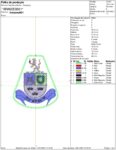 Matriz de Bordado - Brasão Batalhão de Policia (10006) - Image 2
