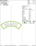 Matriz de Bordado - Brasão Brasil - Image 2