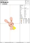 Matriz de Bordado - coelhinho (10020) - Image 2