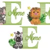 Matriz de Bordado - Pacote Animais Safari (personalizado) (10040)