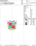 Matriz de Bordado - Brasão Intendência do Exército Brasileiro (10086) - Image 2