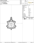 Matriz de Bordado - Patch Tattoo Adaga  (10049) - Image 2