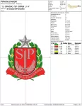 Matriz de Bordado - Brasão Estado de São Paulo (10090) - Image 2