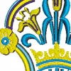 Matriz de Bordado - Religioso com Flores (10072) - Image 2