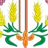 Matriz de Bordado - Religioso Cruz Trigo e Uva  (10077) - Image 3
