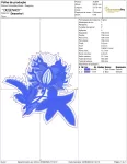 Matriz de Bordado - Floral (10102) - Image 2