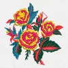 Matriz de Bordado - Floral (10164)