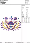 Matriz de Bordado - Floral (10122) - Image 2