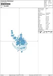 Matriz de Bordado - Floral (10123) - Image 2