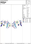Matriz de Bordado - Floral (10125) - Image 2