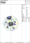 Matriz de Bordado - Floral (10136) - Image 2