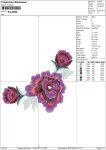 Matriz de Bordado - Floral (10140) - Image 2