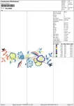 Matriz de Bordado - Floral (10141) - Image 2