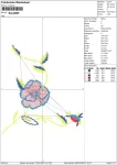 Matriz de Bordado - Floral (10163) - Image 2
