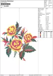 Matriz de Bordado - Floral (10164) - Image 2
