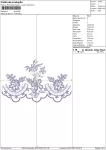 Matriz de Bordado - Floral (10106) - Image 3