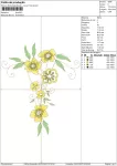 Matriz de Bordado - Floral (10108) - Image 2