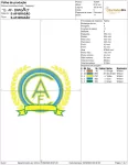 Matriz de Bordado - Brasão AF (10170) - Image 2