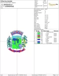 Matriz de Bordado - Brasão Ouro Verde (10167) - Image 2