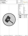 Matriz de Bordado - Martelo de Thor (10182) - Image 2