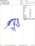 Matriz de Bordado - Cavalo (10186) - Image 2