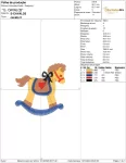 Matriz de Bordado - Cavalo de Balanço (10192) - Image 2
