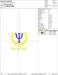 Matriz de Bordado - Psicologia (10209) - Image 2