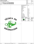 Matriz de Bordado - Técnica em Enfermagem  (10203) - Image 2
