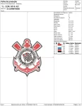 Matriz de Bordado - Brasão do Corinthias (10225) - Image 2