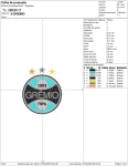 Matriz de Bordado - Brasão do Gremio(10226) - Image 2