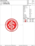 Matriz de Bordado - Brasão do Internacional (10227) - Image 2